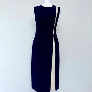 ETRO Black & Cream Fitted Dress